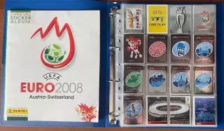 Футбол UEFA Euro Austria-Switzerland 2008.Panini.Порожній альбом+неповний сет.