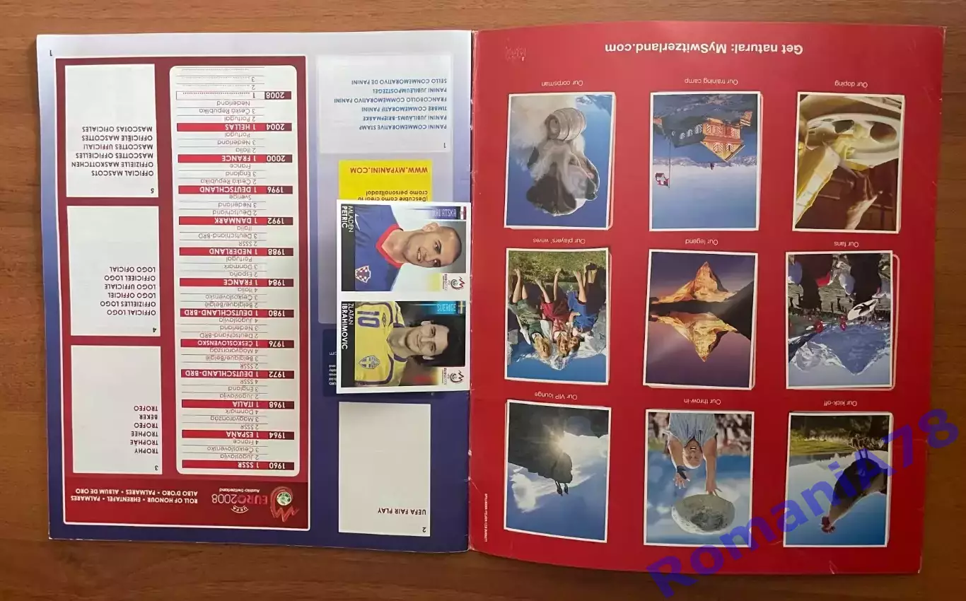 Футбол.Альбом.Чемпіонат Європи2008.Panini.Порожній альбом. 1