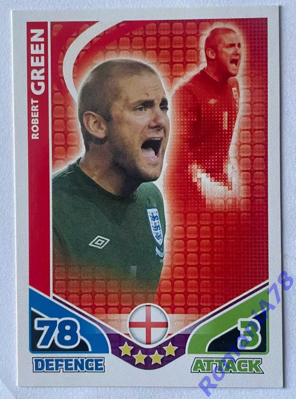 Футбол.Topps England 2010. Match Attax