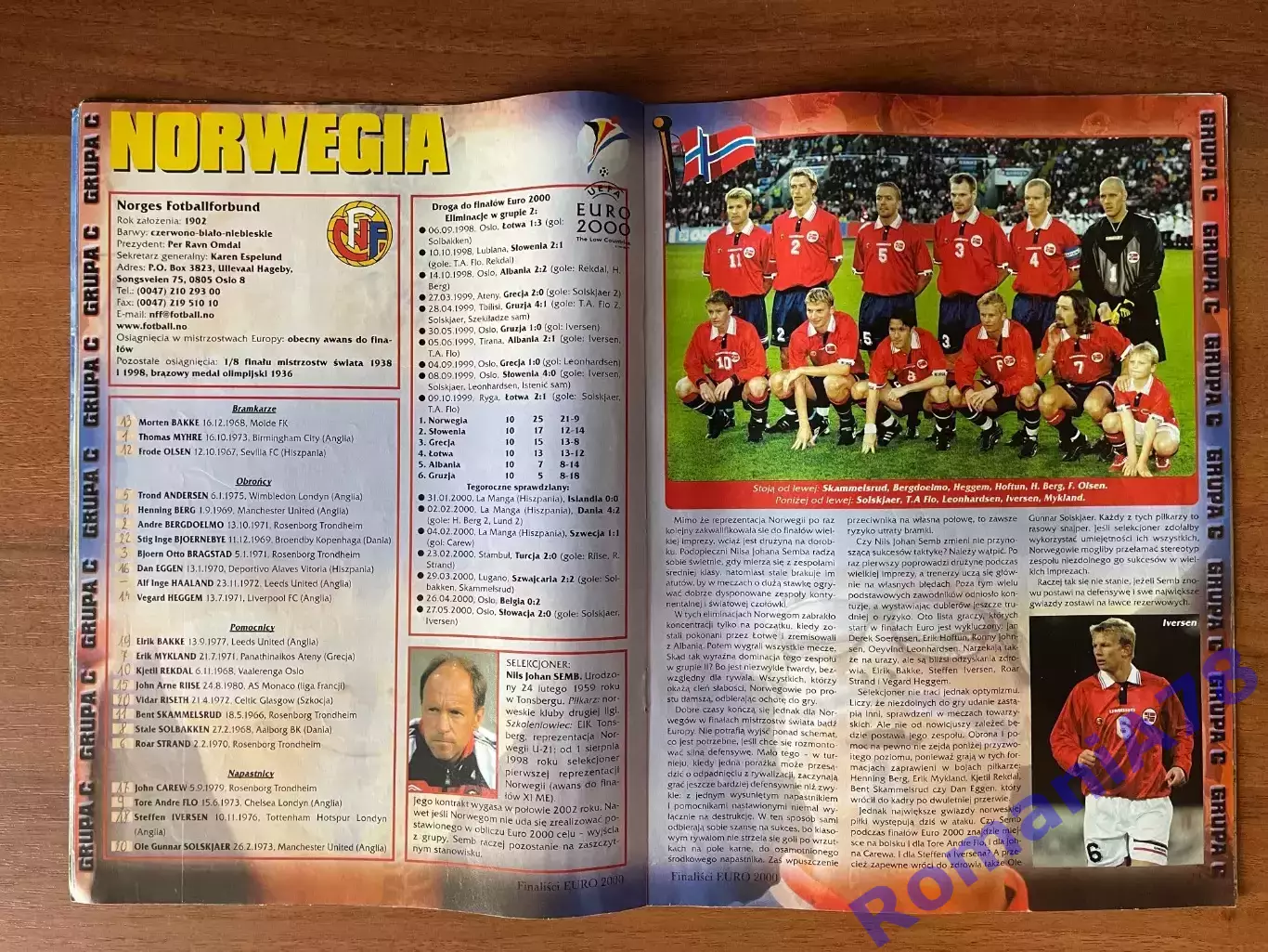 Футбол.Pilka Nozna.Спецвипуск.Чемпіонат Європи-2000. 3