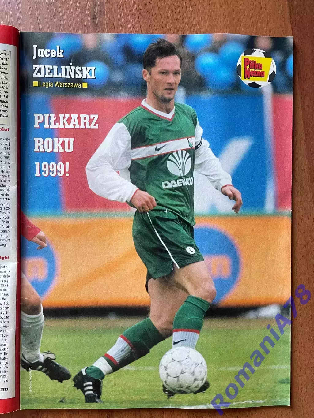Журнал. Футбол Pilka Nozna N51/52.1999 Постер Марадона ,Лято 3