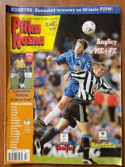 Журнал. Футбол Pilka Nozna N47/1999.Poster.Постер Реал,Манчестер.