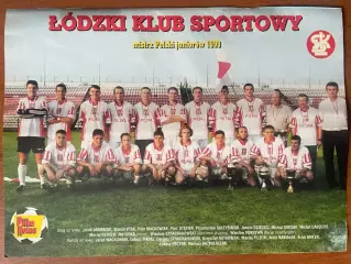 Футбол Pilka Nozna Постер Poster Лодзкі