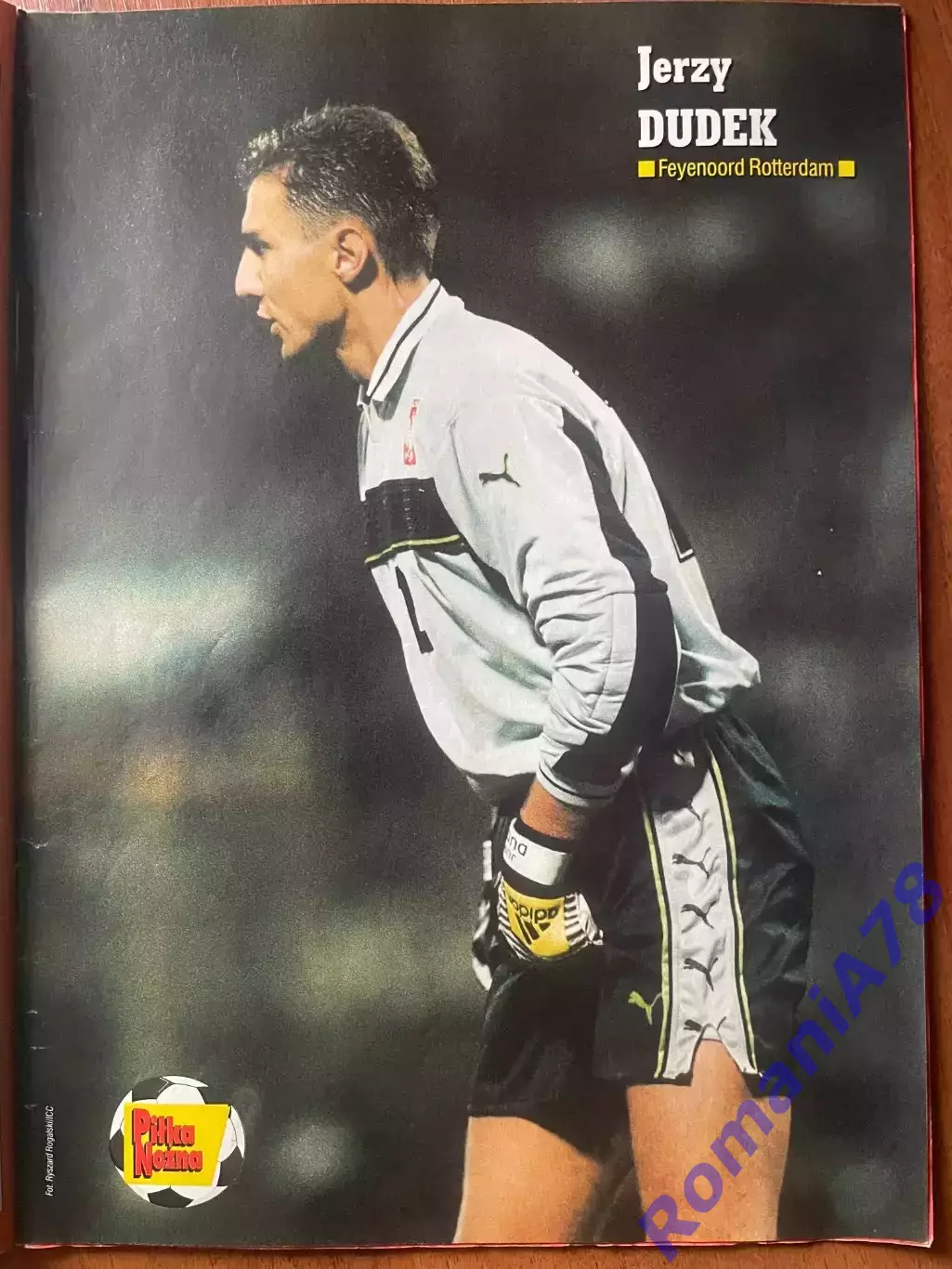 Журнал. ФутболPilka Nozna N36/1999 Постер Фіорентіна Дудек 3