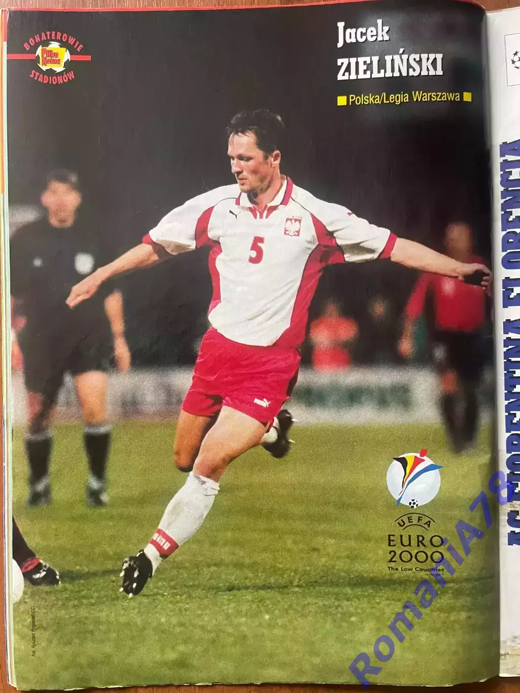 Журнал. ФутболPilka Nozna N36/1999 Постер Фіорентіна Дудек 4