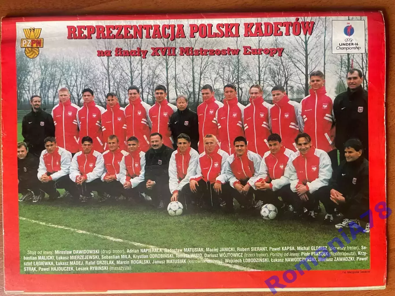 Журнал. Футбол Pilka Nozna N16/1999 Постер Польша,Олісадебе 1