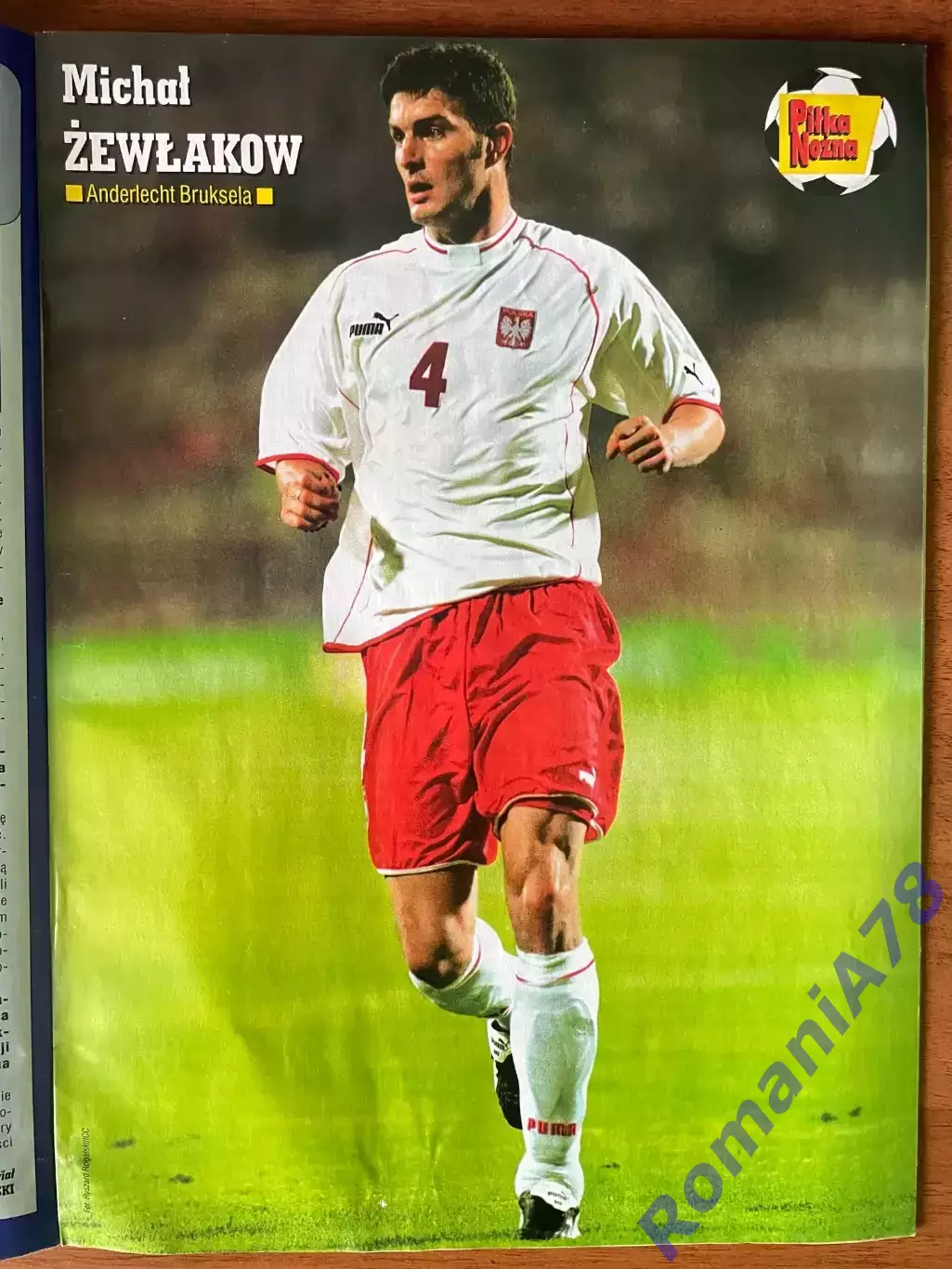 Журнал.Футбол Pilka Nozna N32/ 2002.Постер Англія 3