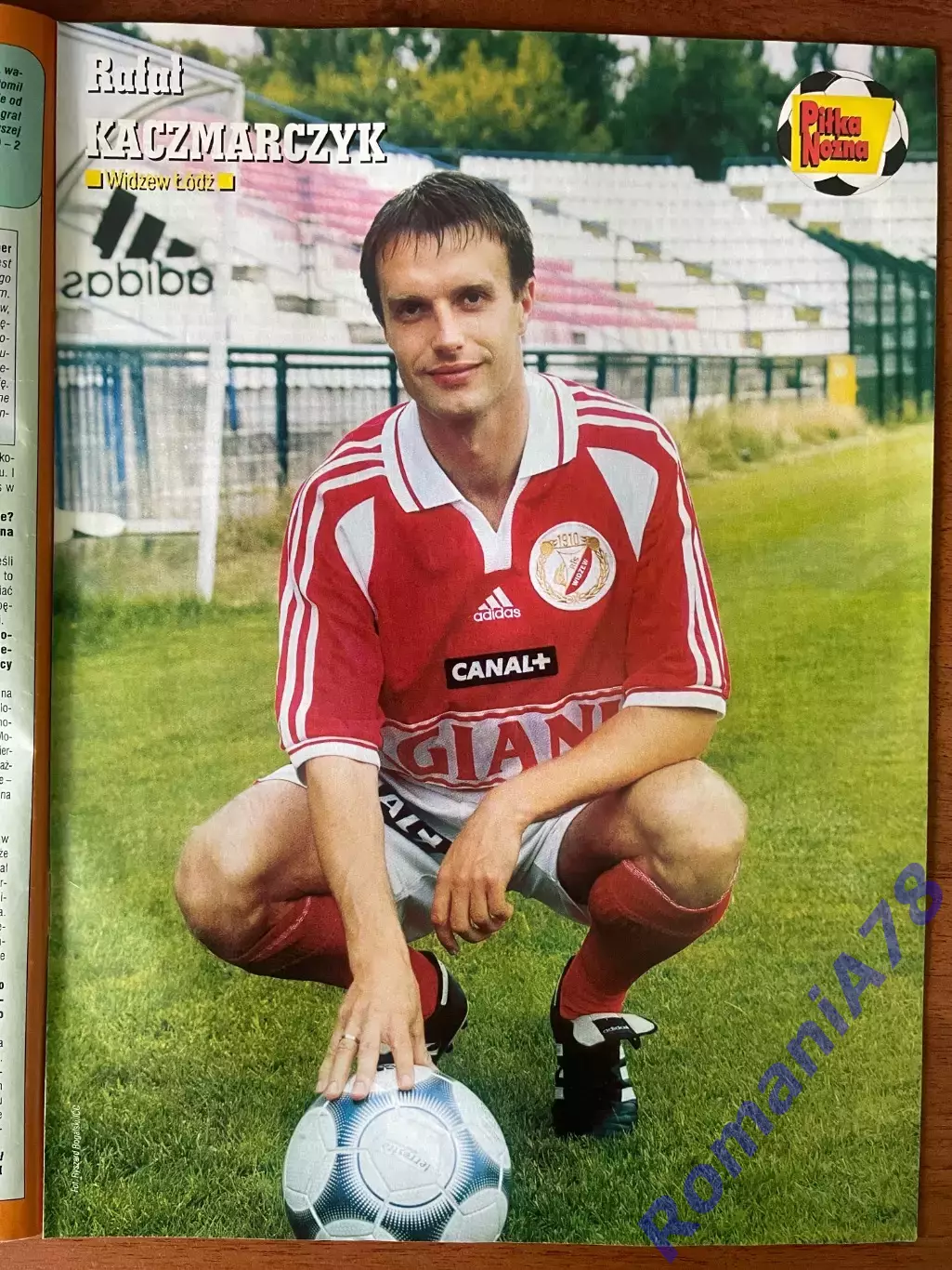 Журнал. Футбол Pilka Nozna N18/2001.Постер Нант,Канісарес. 3
