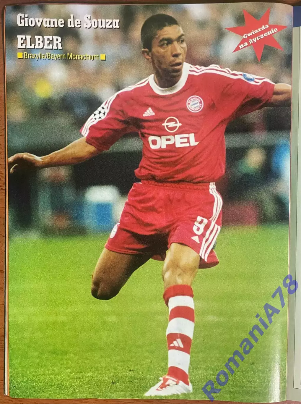 Журнал. Футбол Pilka Nozna N30/2001.Постер Селтік,Елбер . 2