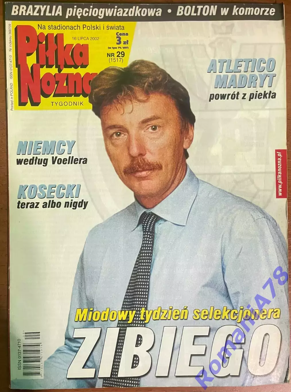 Журнал.Poster.Футбол Pilka Nozna N29/ 2002.Постер Німеччина