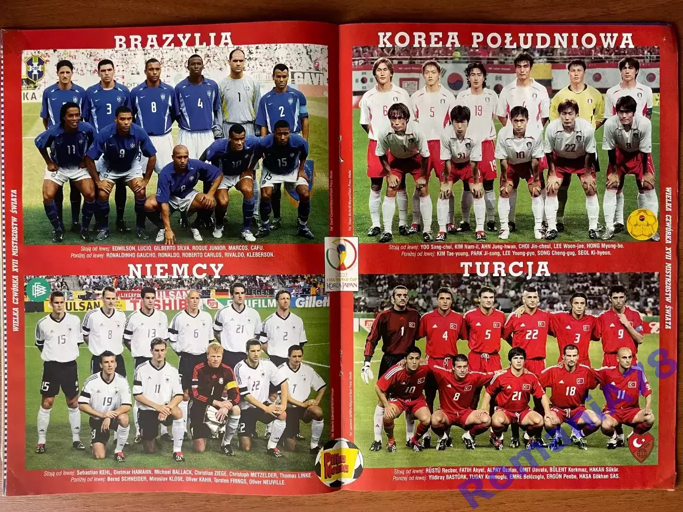 Журнал.Poster.Футбол Pilka Nozna N33/ 2002.Постер 1