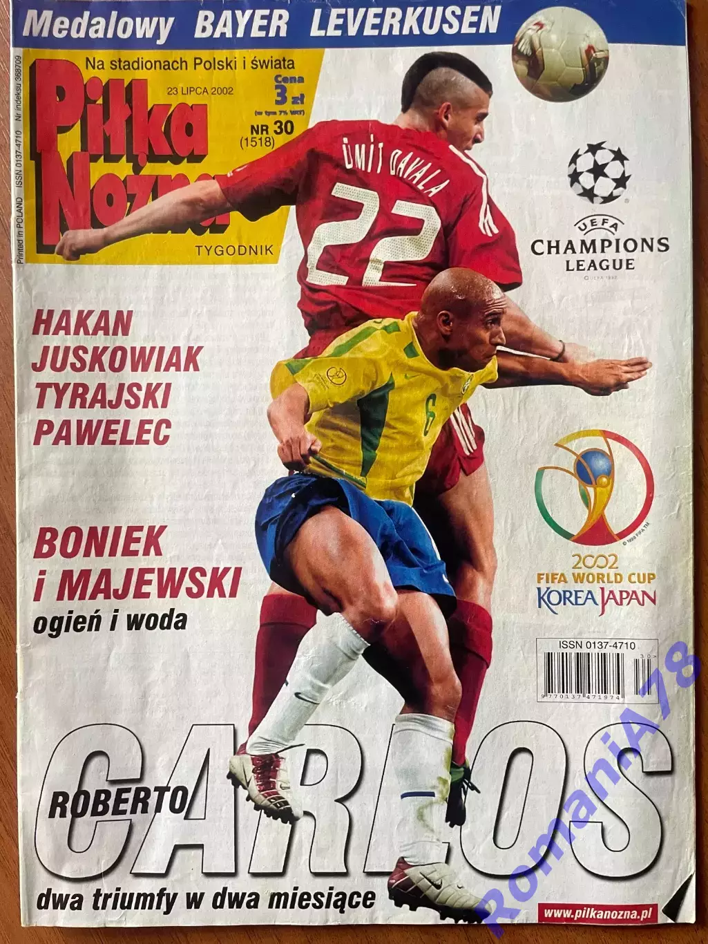 Журнал.Футбол Pilka Nozna N30/ 2002.Посте Байер