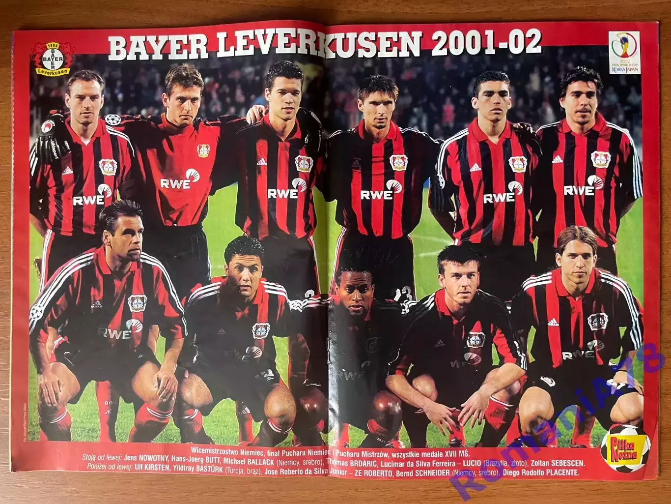 Журнал.Футбол Pilka Nozna N30/ 2002.Посте Байер 1