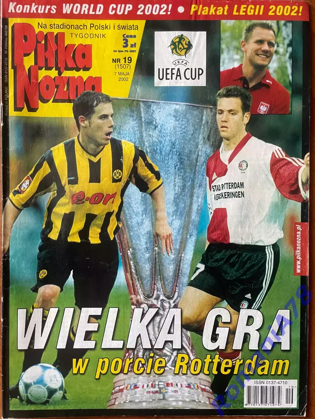 Журнал.Футбол Pilka Nozna N19/ 2002.Постер Легія.