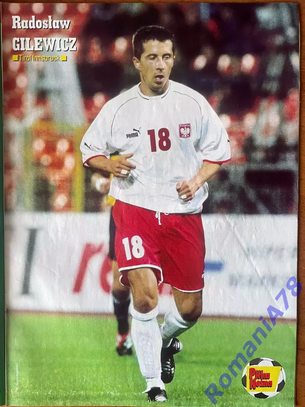 Журнал.Футбол Pilka Nozna N19/ 2002.Постер Легія. 2