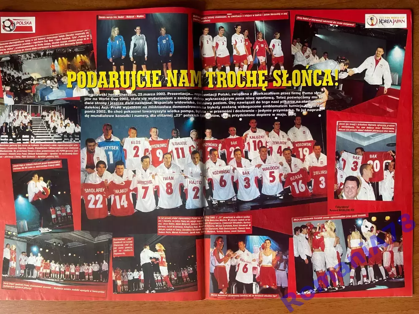 Журнал. Футбол Pilka Nozna N14/ 2002.Постер Японія 3