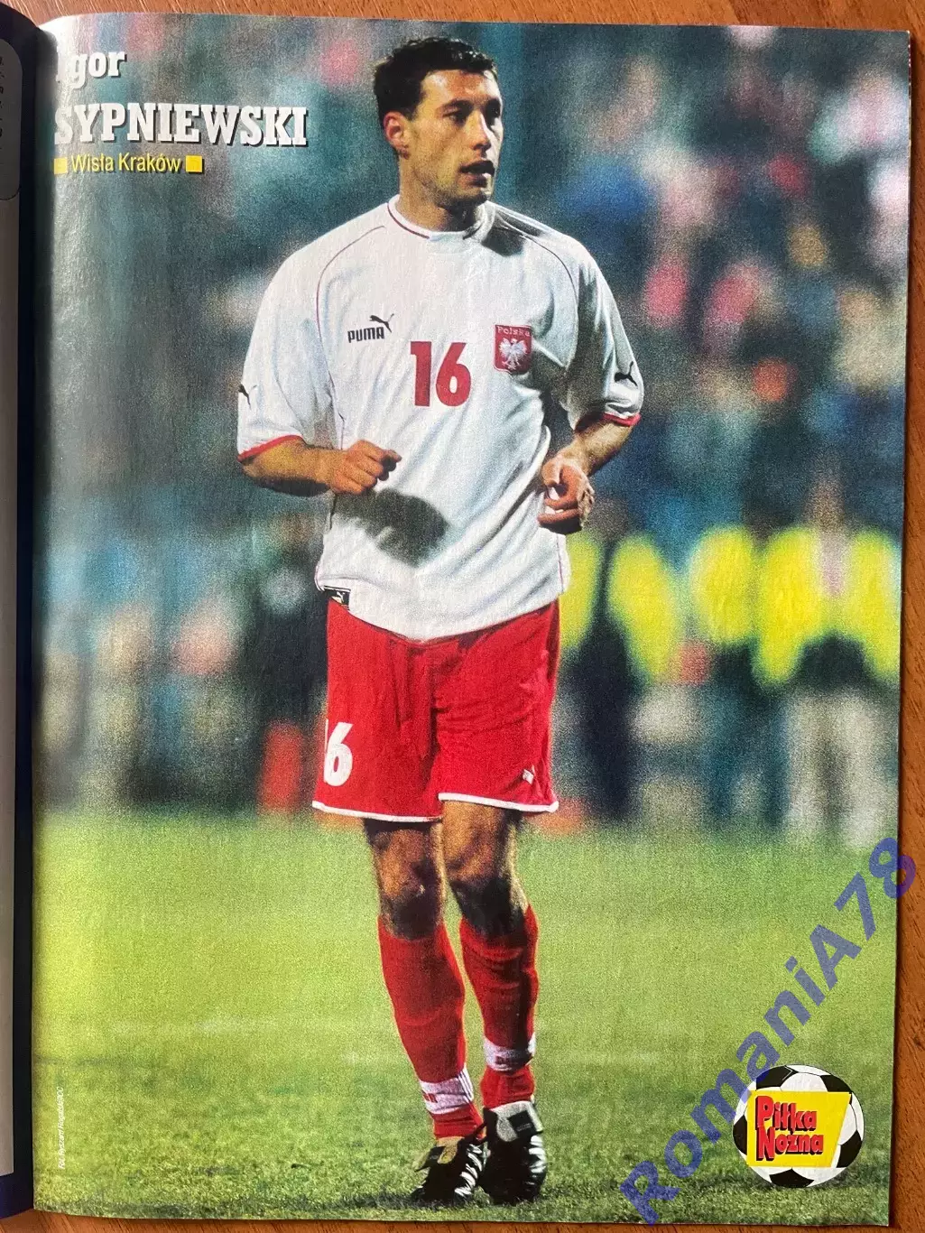Журнал.Футбол Pilka Nozna N11/ 2002.Постер Англія,Вісла . 3