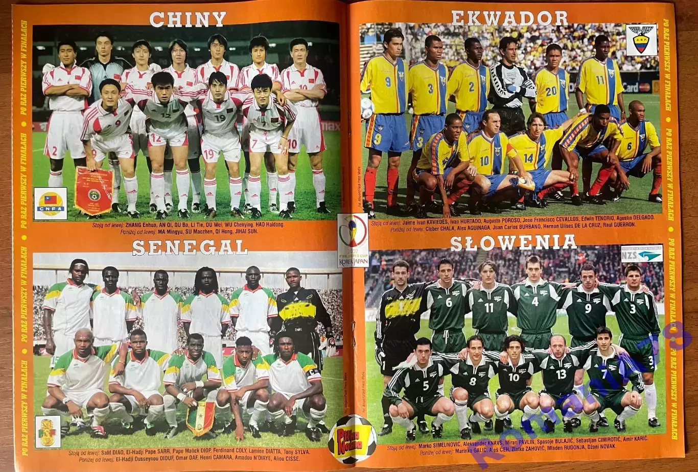 Журнал.Футбол Pilka Nozna N8/ 2002.Постер. 1