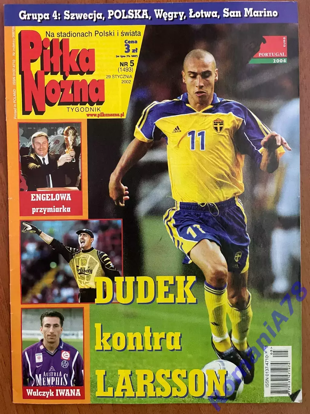 Журнал.Футбол Pilka Nozna N5/ 2002.Постер Фіорентіна.