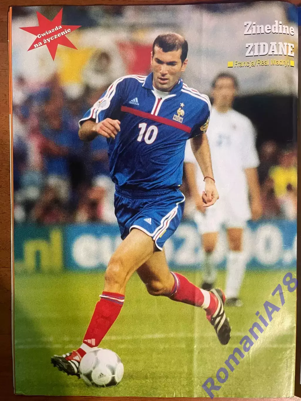 Журнал. Футбол PilkaNozna N29/2001.Постер Зідан,Арсенал . 2