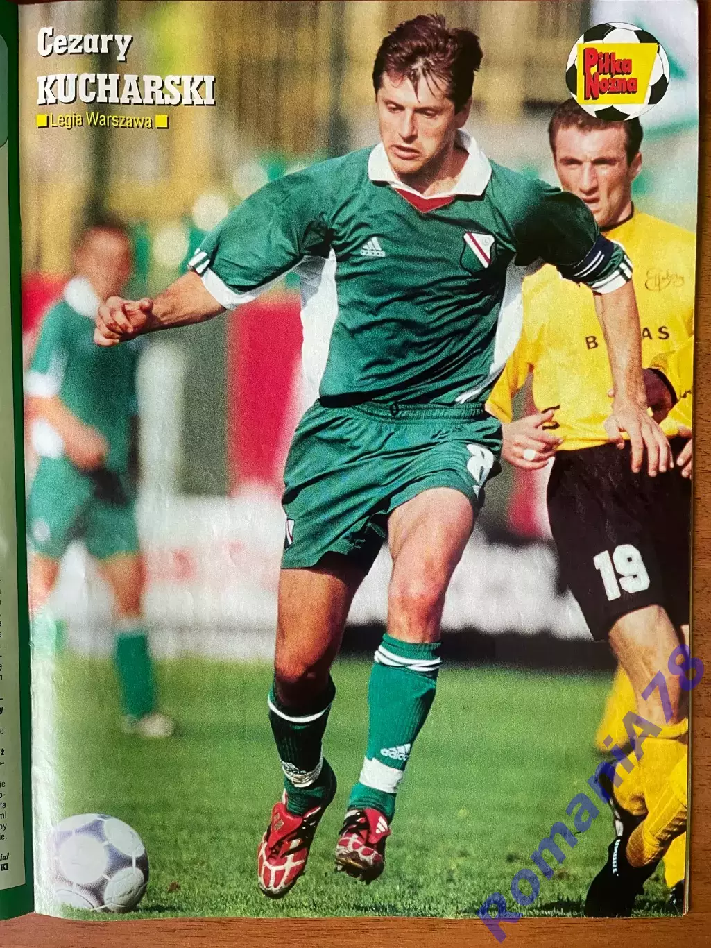 Журнал. Футбол Pilka Nozna N50/2001.Постер Вісла.. 2