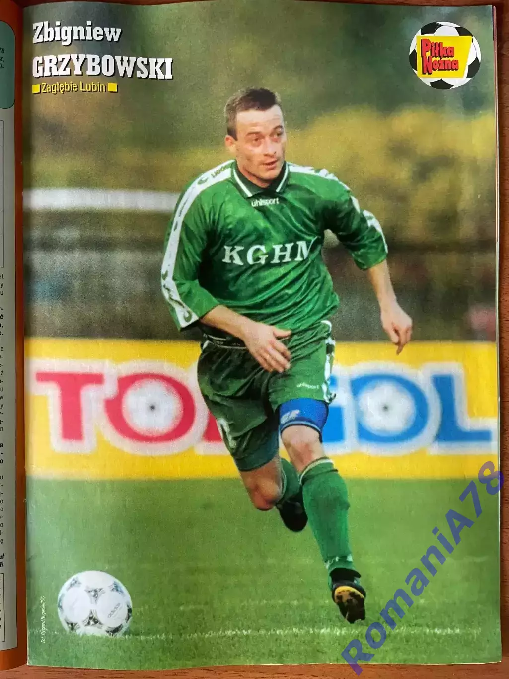 Журнал. Футбол Pilka Nozna N9/2001.Постер Бартез,Пеллегріно. 4