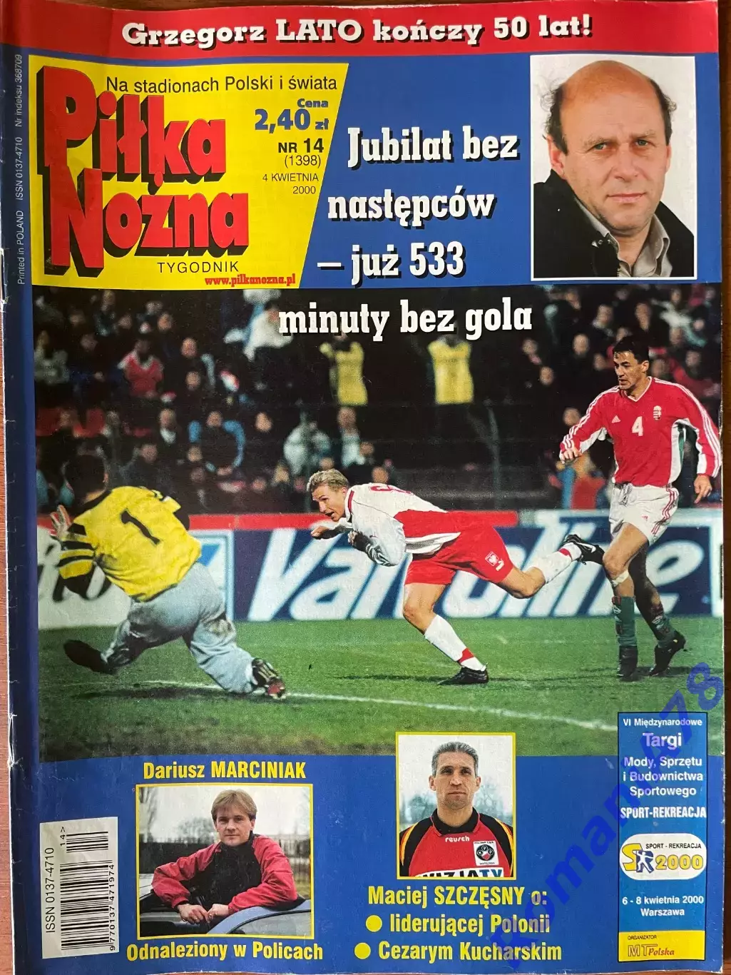Журнал.Футбол Pilka Nozna N14/2000.Постер Баварія