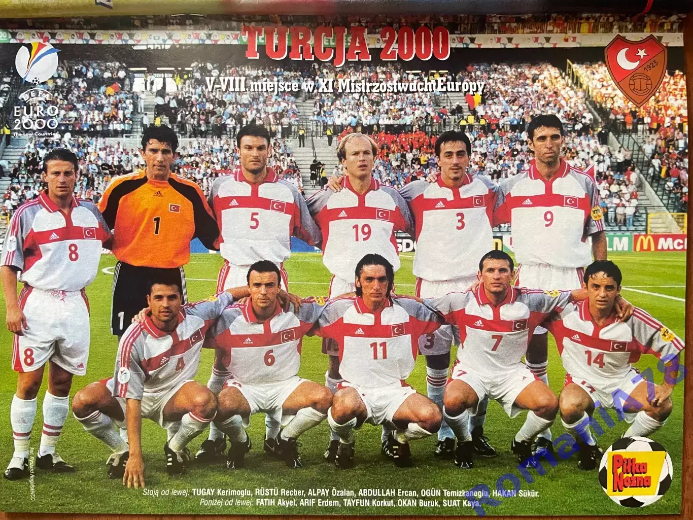 Журнал.Футбол Pilka Nozna N34/2000.Туреччина 1