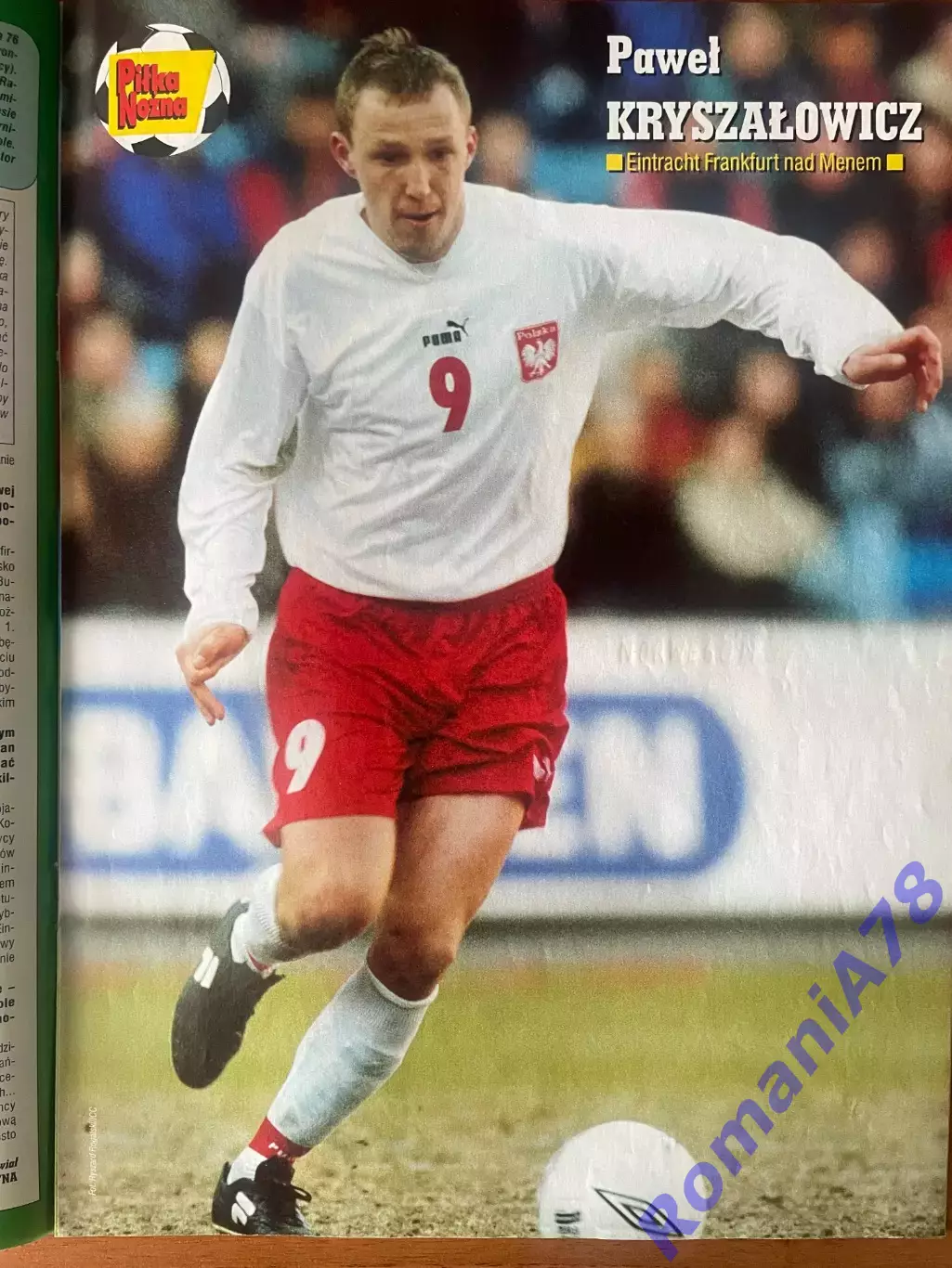 Журнал. Футбол Pilka Nozna N35/2001.Постер Вісла, Сульшер 3