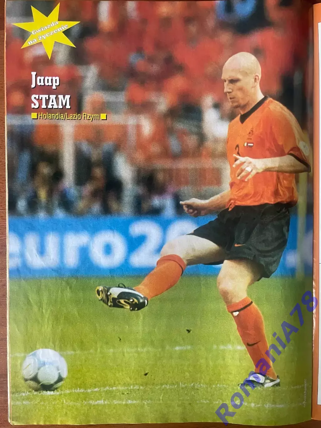 Журнал.. Футбол Pilka Nozna N37/2001.Постер Стам,Саморано 1