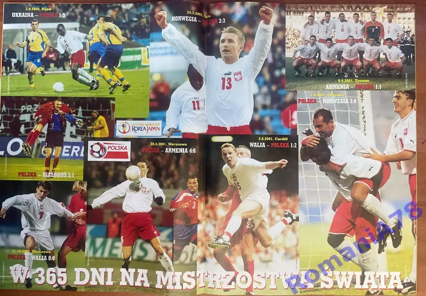 Журнал.. Футбол Pilka Nozna N37/2001.Постер Стам,Саморано 2