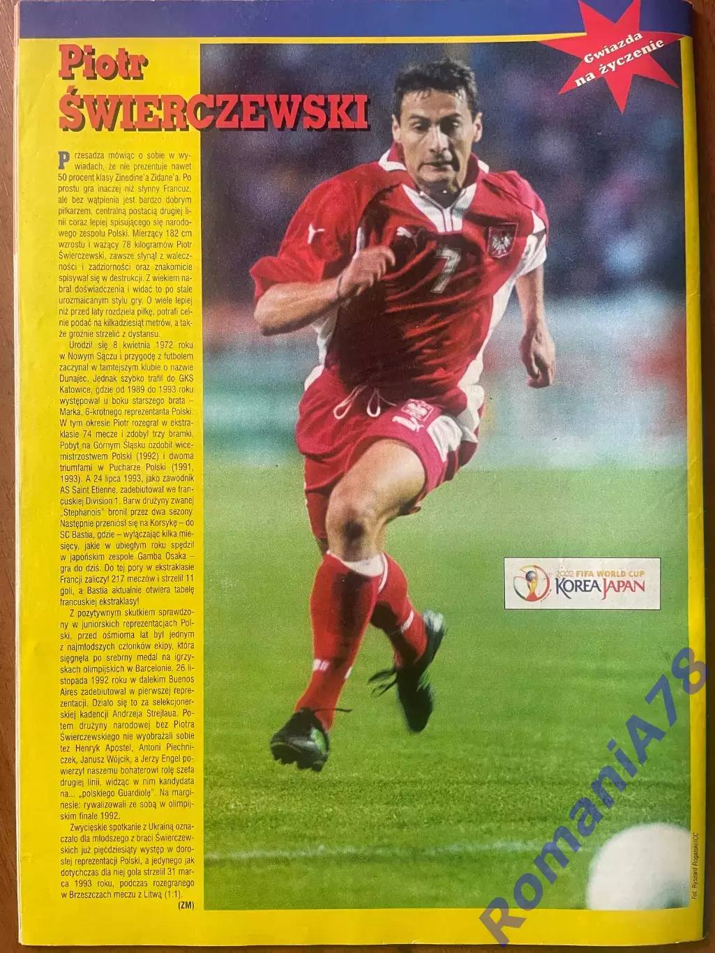 Журнал. Футбол Pilka Nozna N37/ 2000.Постер Кін,Акунья,Козьмінскі. 3