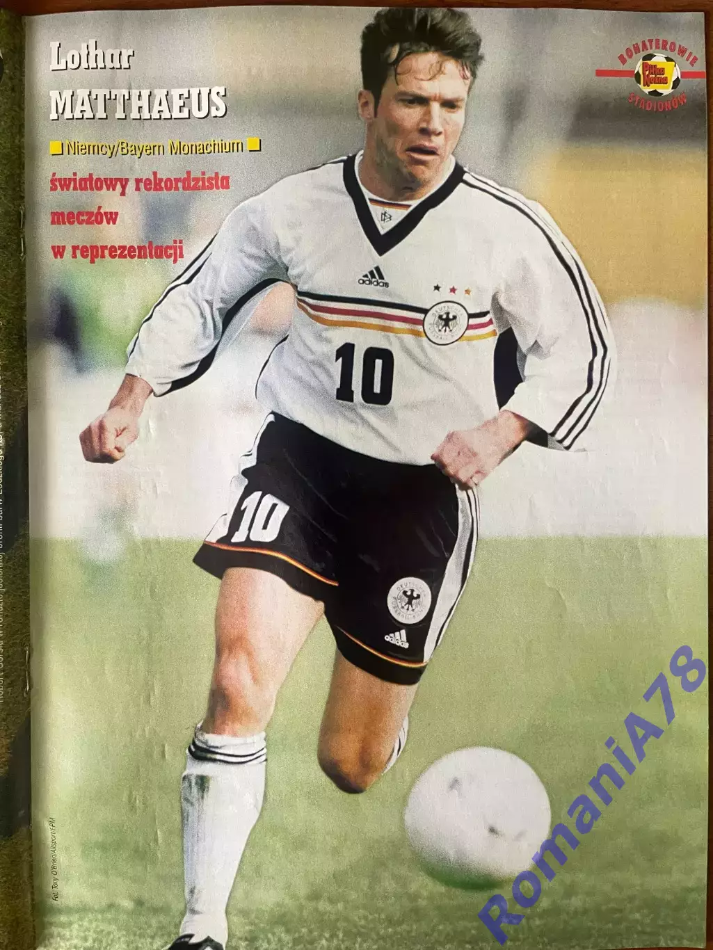 Журнал. Футбол Pilka Nozna N9/ 2000.Постер Блан,Маттеус,Рух,. 1