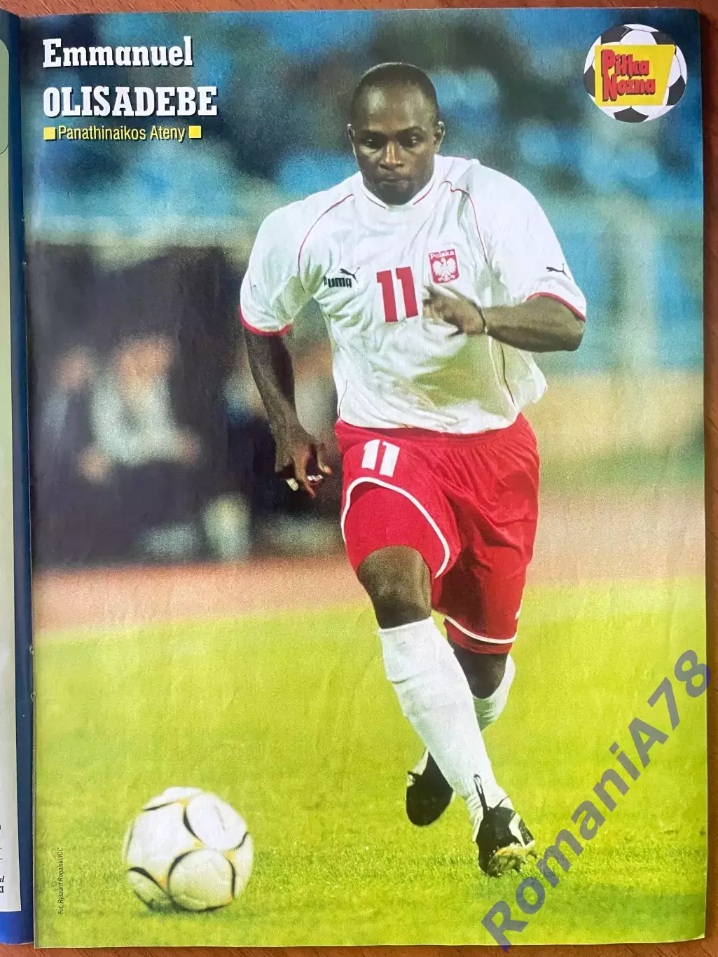 Журнал. Футбол Pilka Nozna N40/2001.Постер Іспанія 2