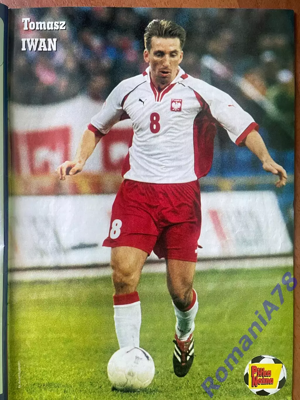 Журнал. Футбол Pilka Nozna N38/2001.Постер Фігу,Іван Ліга Чемпіонів 1