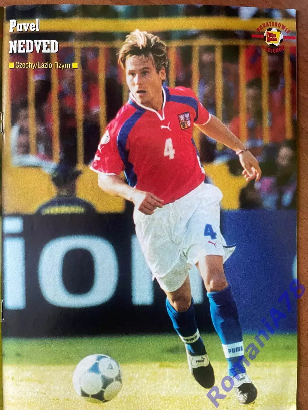 Журнал. Футбол Pilka Nozna N3/2001Постер Недвед,Сміт,Каннаваро. 2