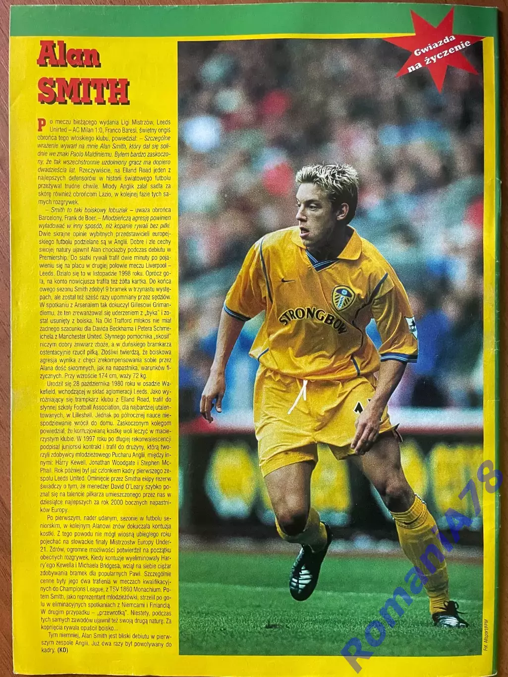 Журнал. Футбол Pilka Nozna N3/2001Постер Недвед,Сміт,Каннаваро. 3