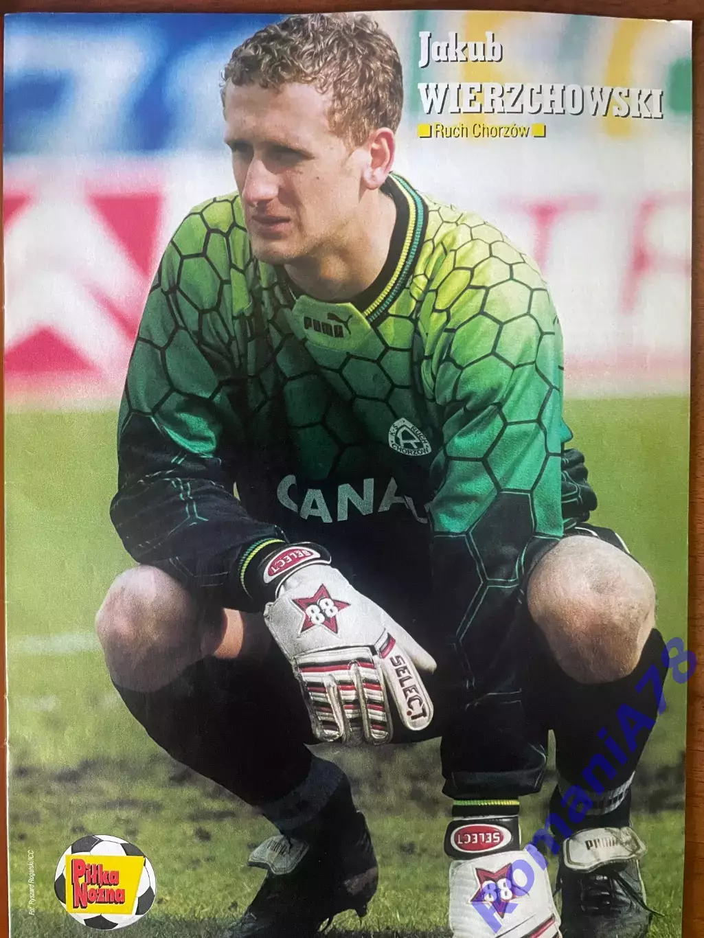 Журнал. Футбол Pilka Nozna N2/2001 Постер Данія,Рух 4