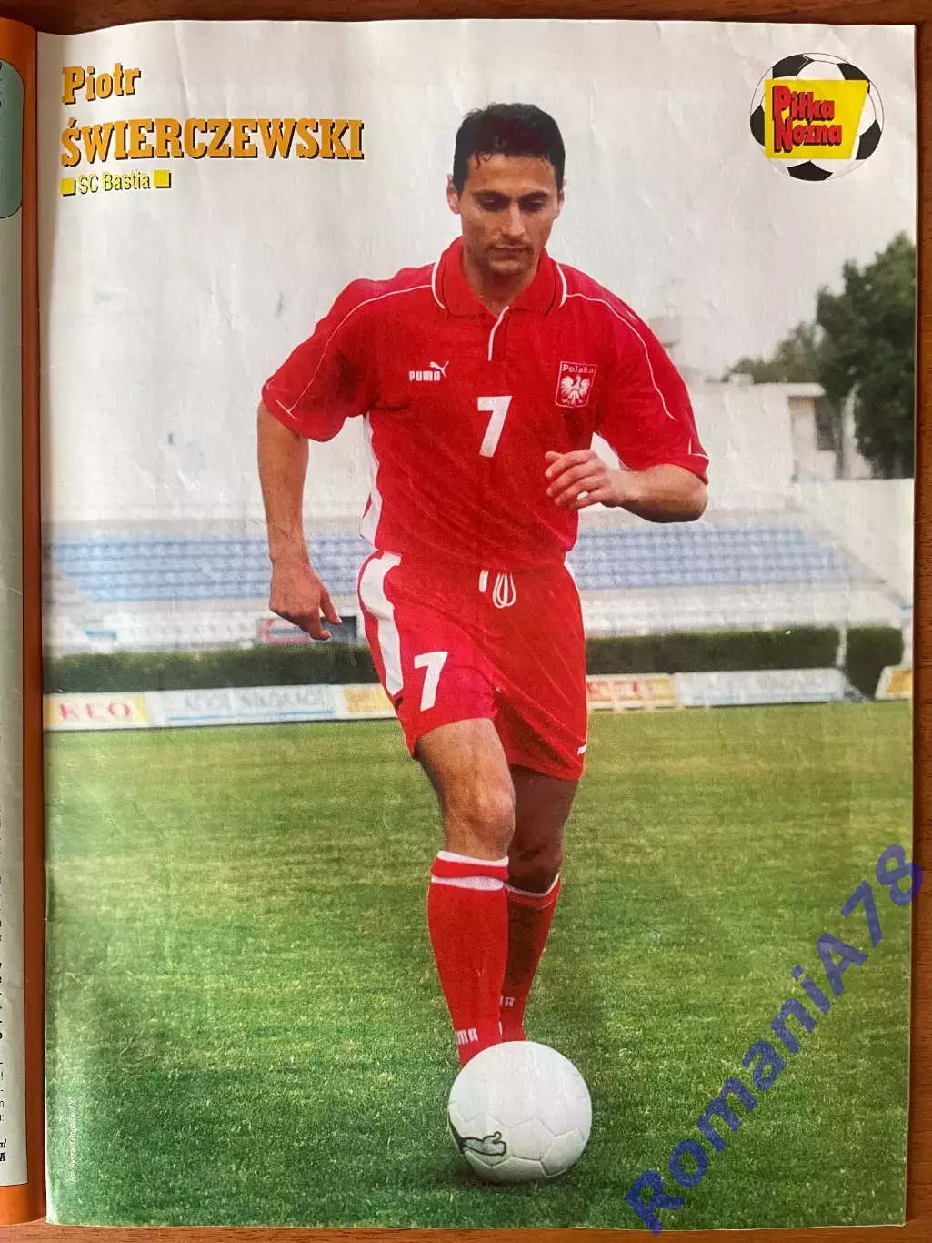 Журнал. Футбол Pilka Nozna N11/2001.Постер Англія,Польща 3