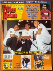 Журнал. Футбол Pilka Nozna N4/2001.Постер Кафу,Кайзерслаутерн.
