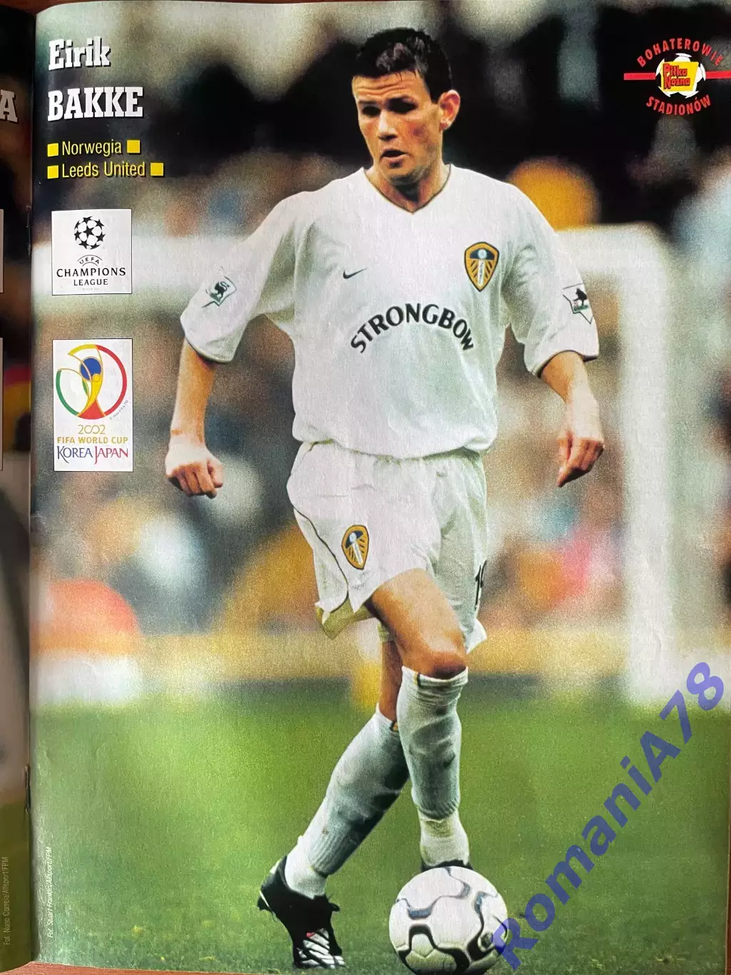 Журнал. Футбол Pilka Nozna N7/2001.Постер Бакке,Катанья 2