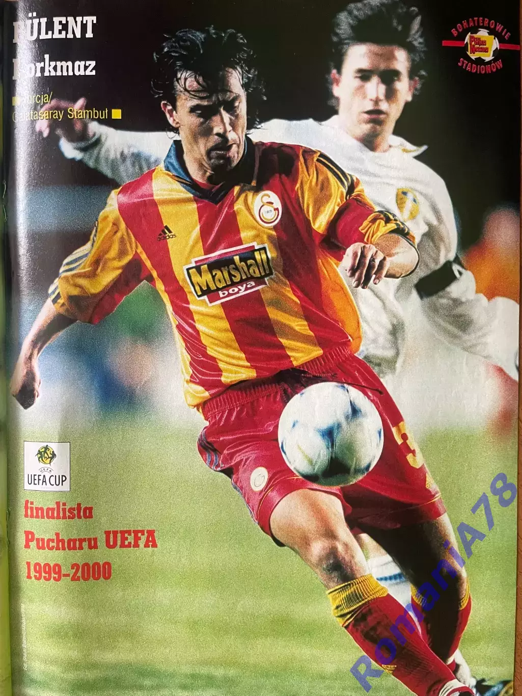 Журнал. Футбол Pilka Nozna N18/ 2000.Постер Парлор,Бюлент. 2