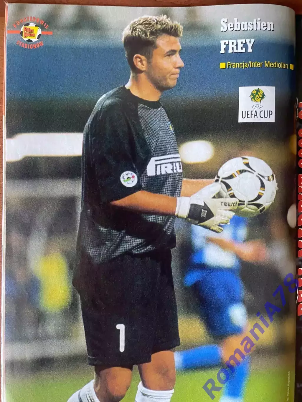 Журнал. Футбол Pilka Nozna N39/ 2000.Постер Реал,Фрей 2
