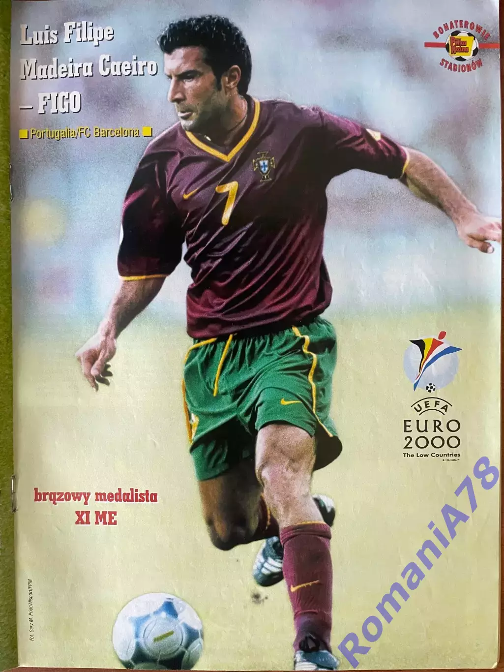 Журнал. Футбол Pilka Nozna N39/ 2000.Постер Італія,Франція,Нідерланди 4