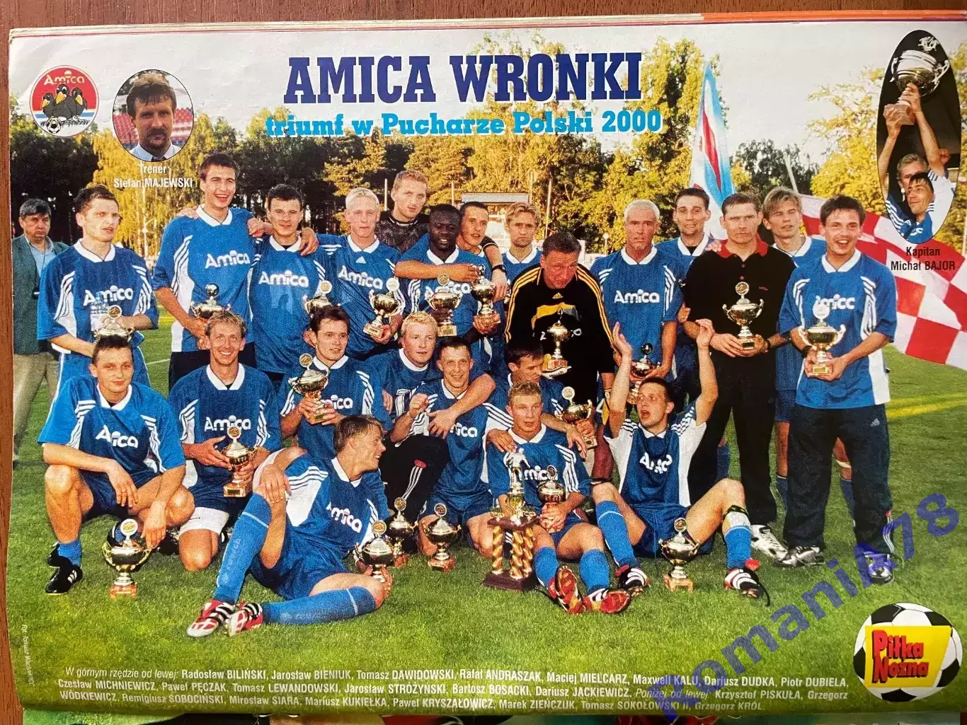 Журнал. Футбол Pilka Nozna N25/ 2000.Постер Португалія,Неста 3