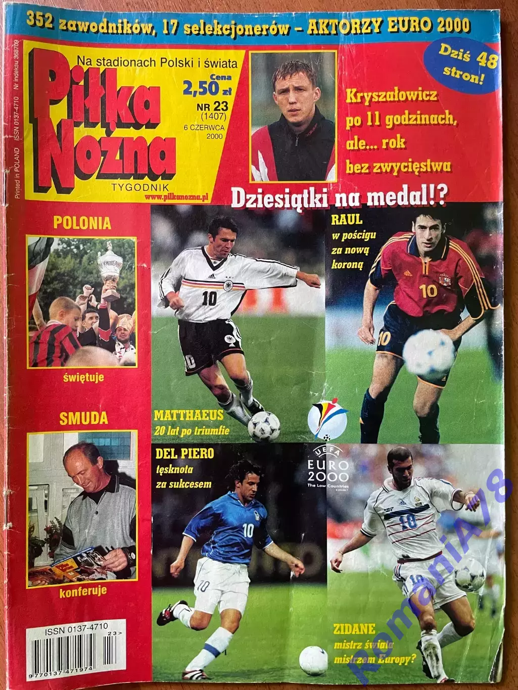 Журнал. Футбол Pilka Nozna N23/ 2000.Постер Апсенал,Німеччина