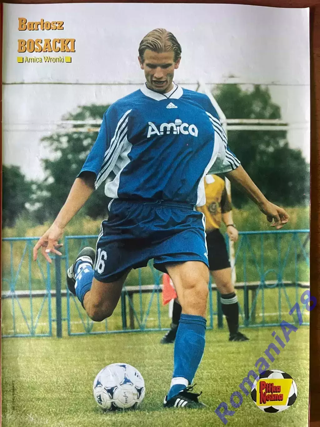 Журнал. Футбол Pilka Nozna N33/1999 Постер Босацкі,Руй Кошта,Лєх,Полонія. 4