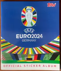 Футбол.Альбом.Чемпіонат Європи 2024 Topps.Порожній альбом.