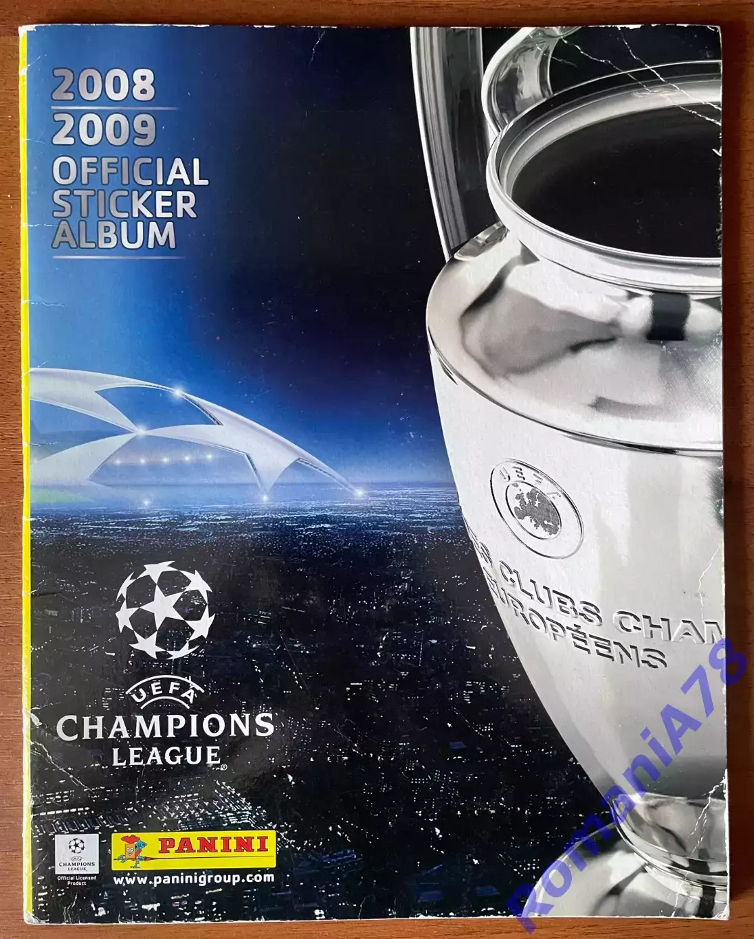 Альбом.Panini UEFA Champions League 2008-2009
