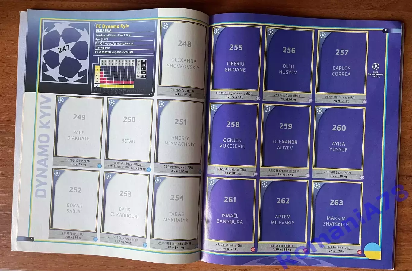 Альбом.Panini UEFA Champions League 2008-2009 2